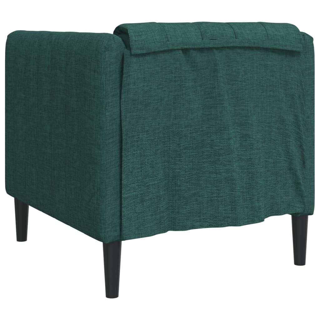 Sofa fotelja od tkanine tamnozeleni