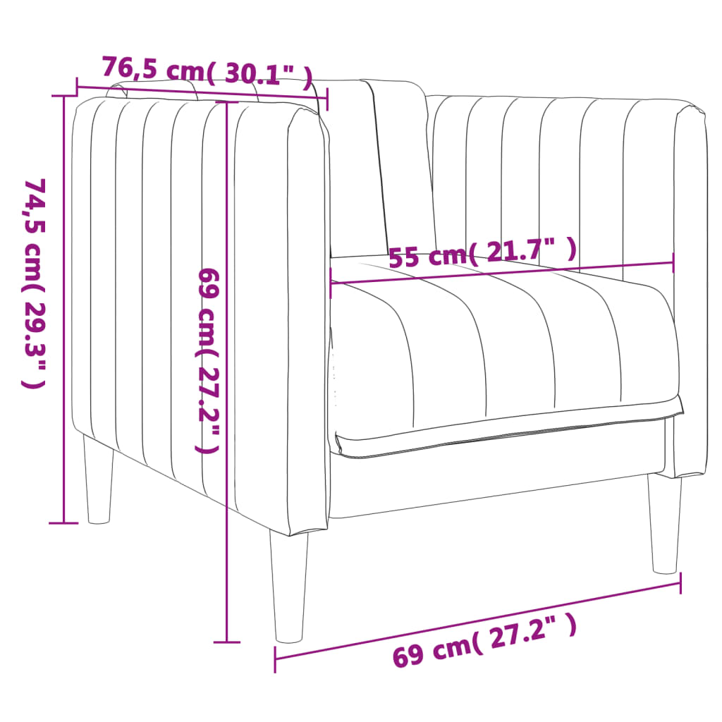 Sofa fotelja od tkanine tamnozeleni