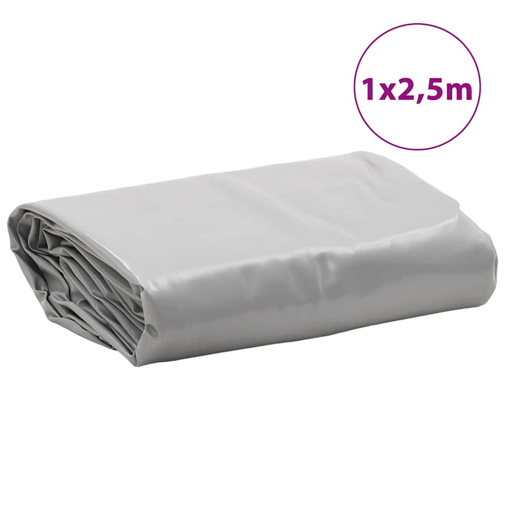 Cerada siva 1 x 2,5 m 650 g/m²