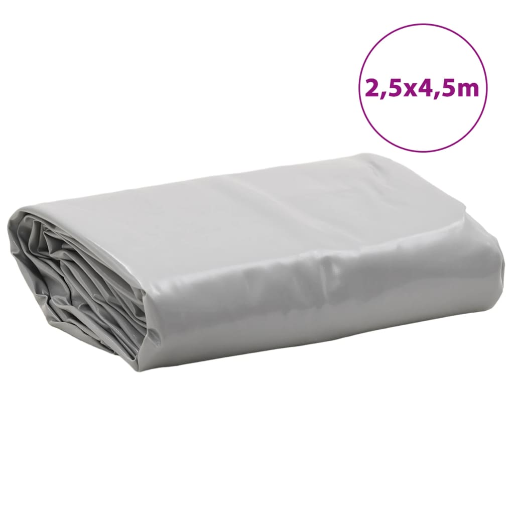 Cerada siva 2,5x4,5 m 650 g/m²