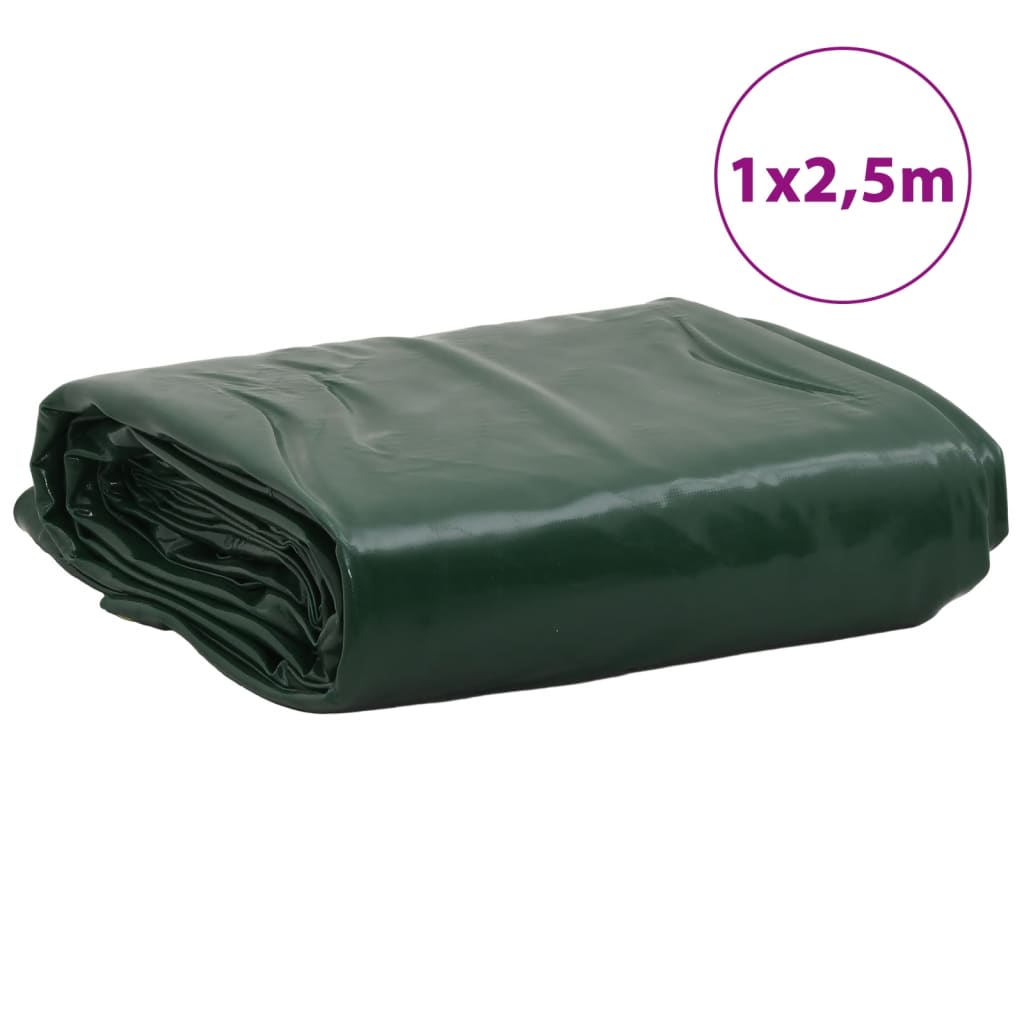 Cerada zelena 1 x 2,5 m 650 g/m²