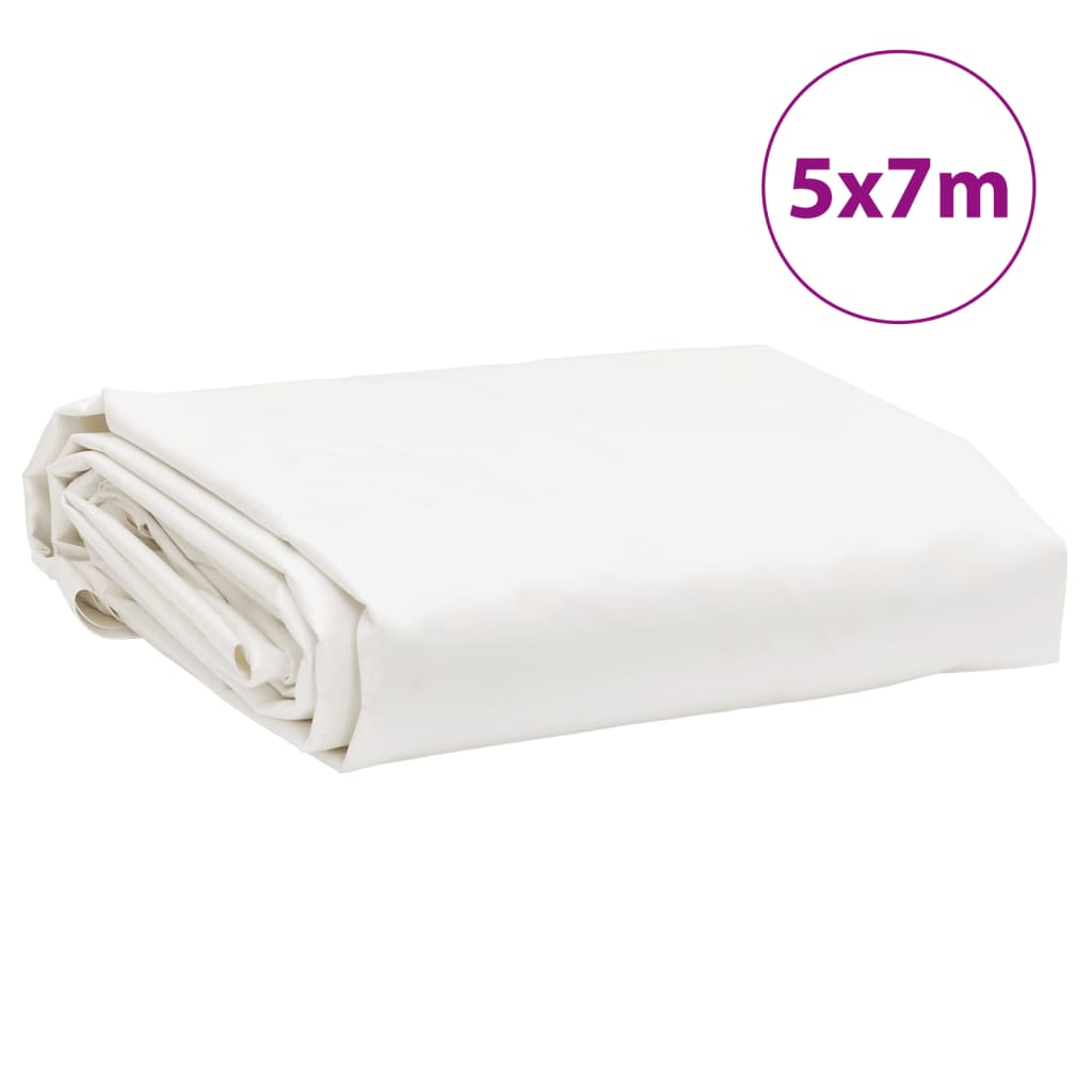 Cerada bijela 5 x 7 m 650 g/m²