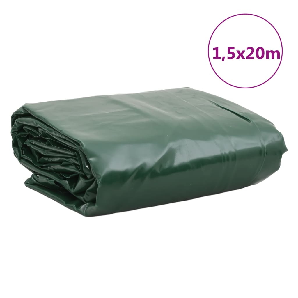 Cerada zelena 1,5 x 20 m 650 g/m²