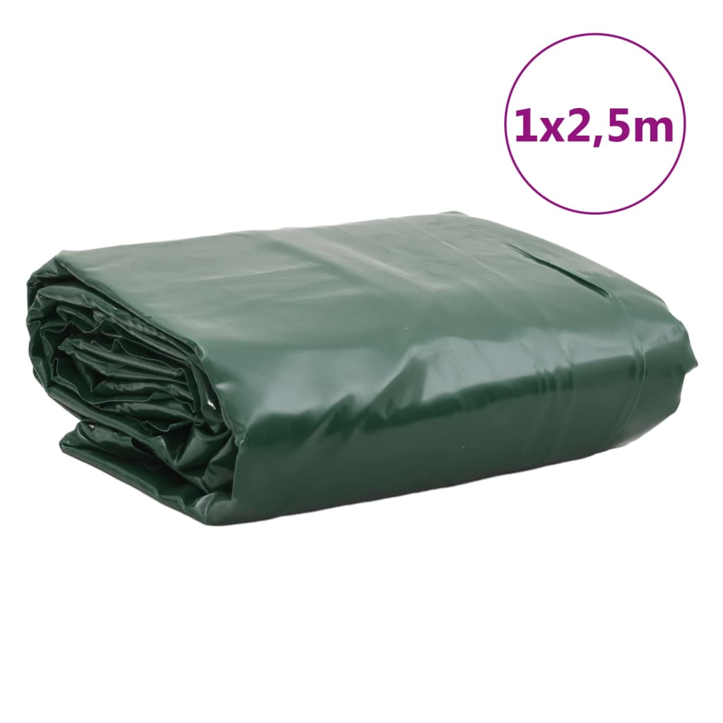 Cerada zelena 1 x 2,5 m 650 g/m²
