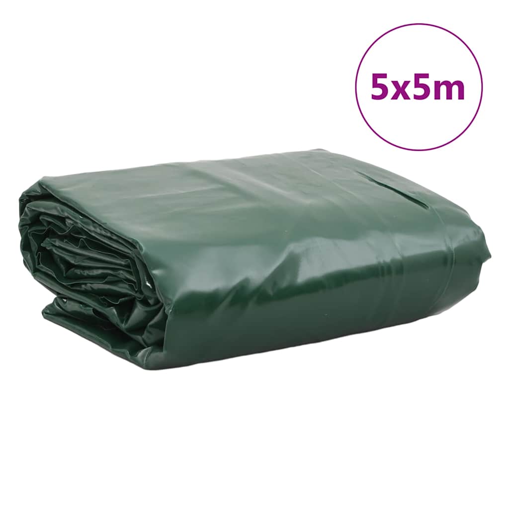 Cerada zelena 5 x 5 m 650 g/m²