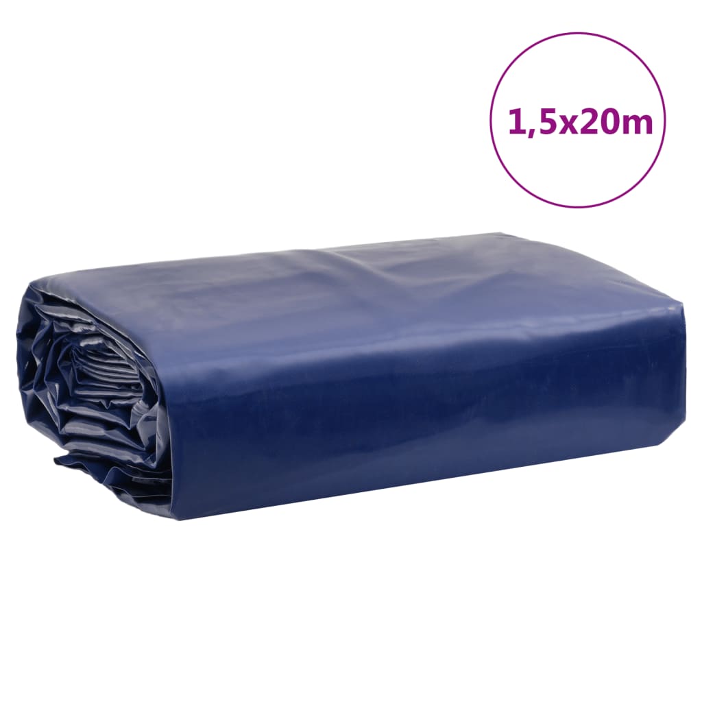 Cerada plava 1,5 x 20 m 650 g/m²