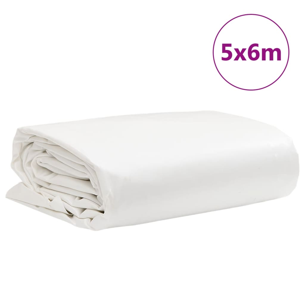 Cerada bijela 5 x 6 m 650 g/m²