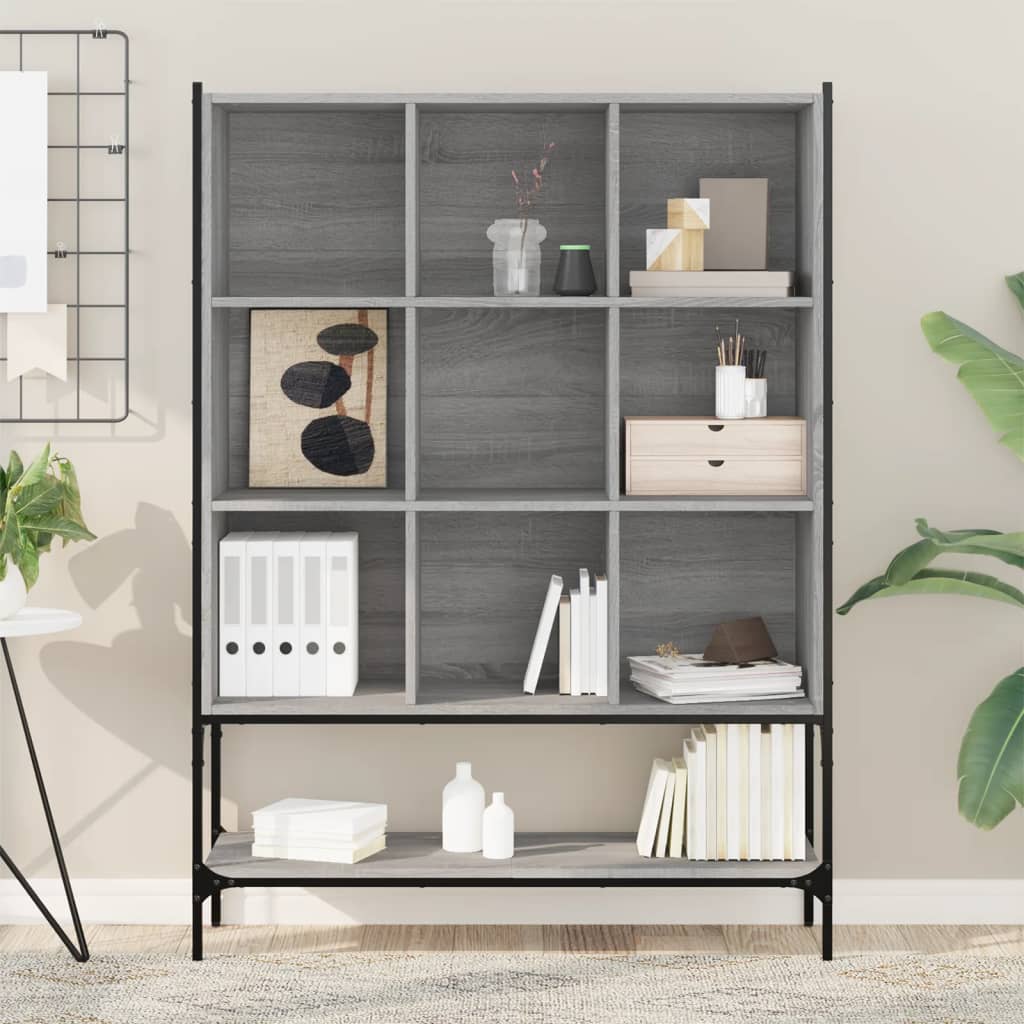 Regal za knjige boja hrasta 102x30x141,5 cm konstruirano drvo