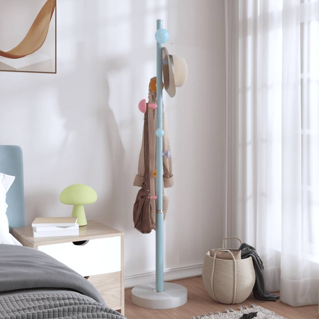 Stalak za kapute plavi 172 cm od željeza obloženog prahom