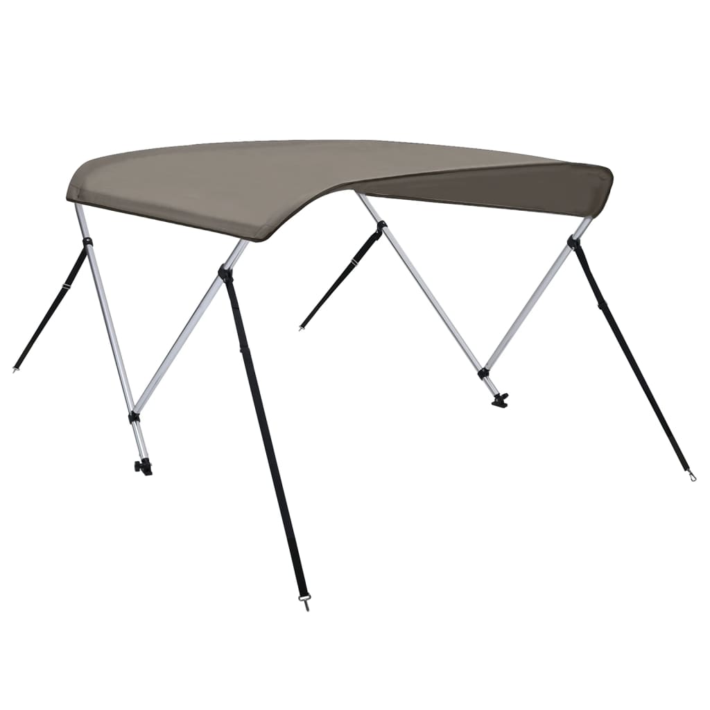Tenda bimini s 2 luka sivi 180x150x110 cm