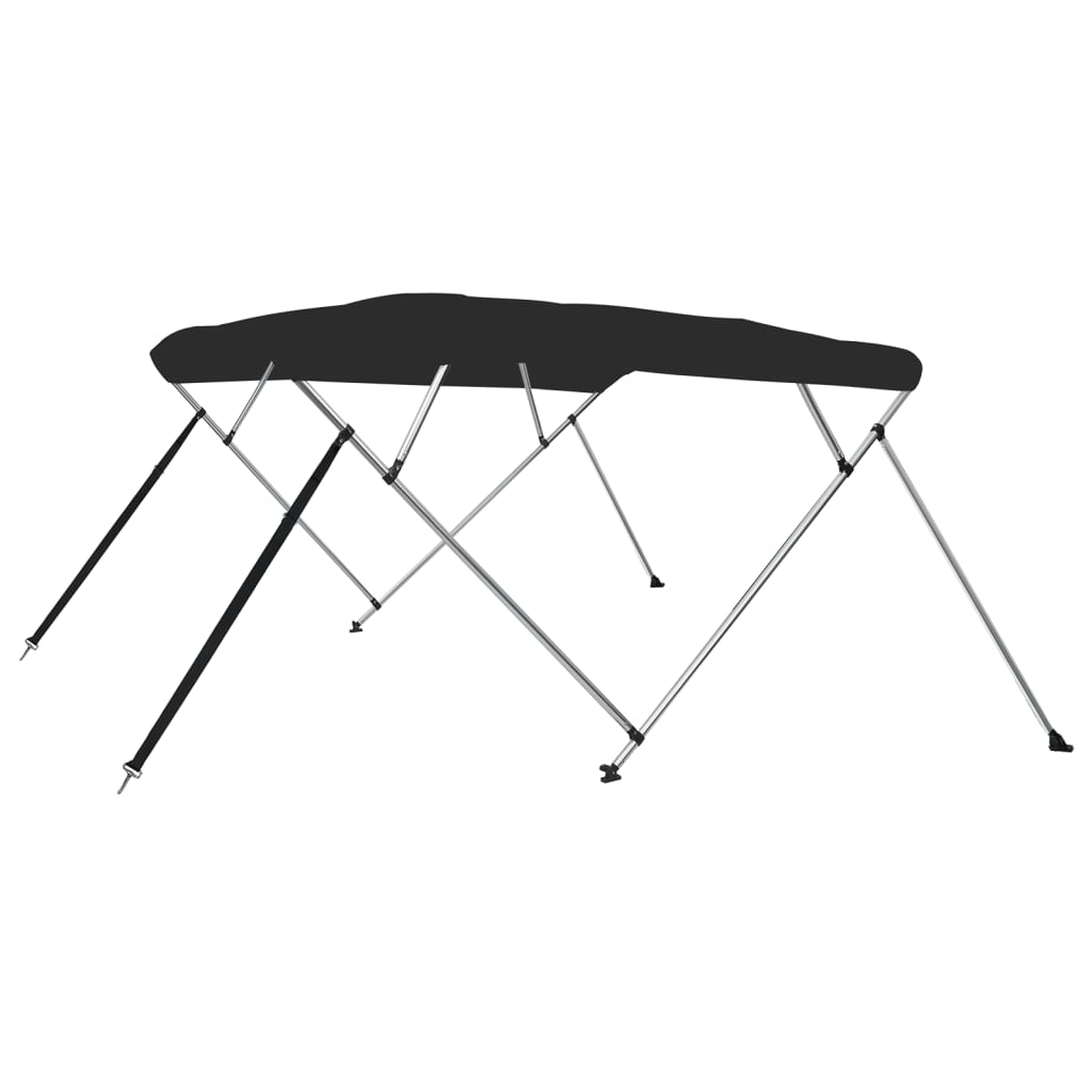 Tenda bimini s 4 luka crna 243x180x137 cm
