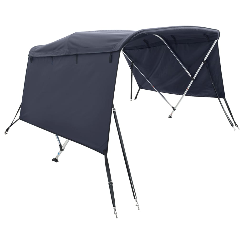 Tenda bimini s 3 luka i bočnim stijenkama 183x(170-182)x137 cm