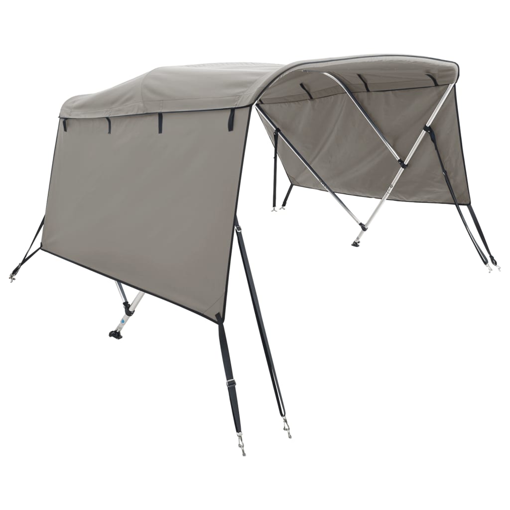 Tenda bimini s 3 luka i bočnim stijenkama 183x(154-167)x137 cm