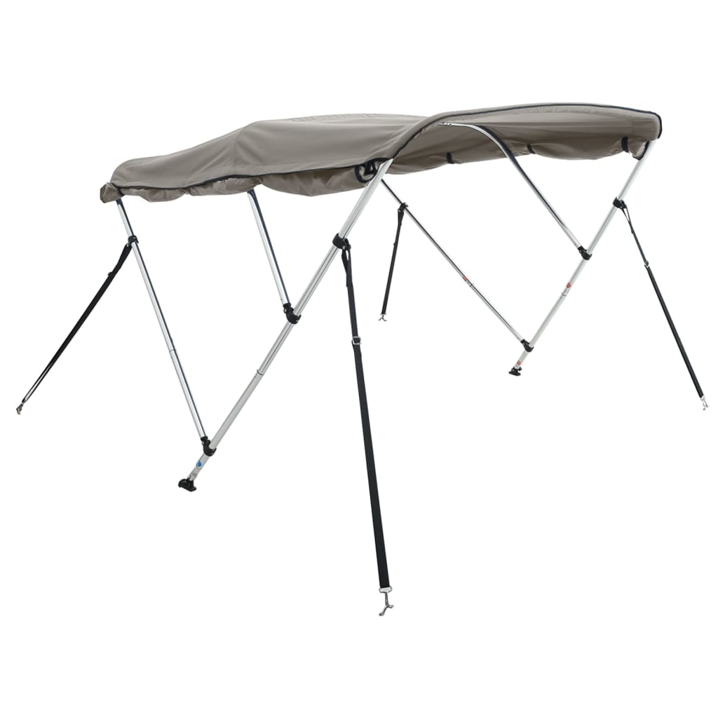 Tenda bimini s 3 luka i bočnim stijenkama 183x(154-167)x137 cm
