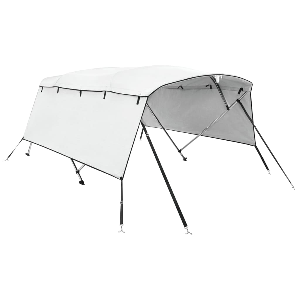 Tenda bimini s 4 luka i bočnim stijenkama 243x(185-198)x137 cm