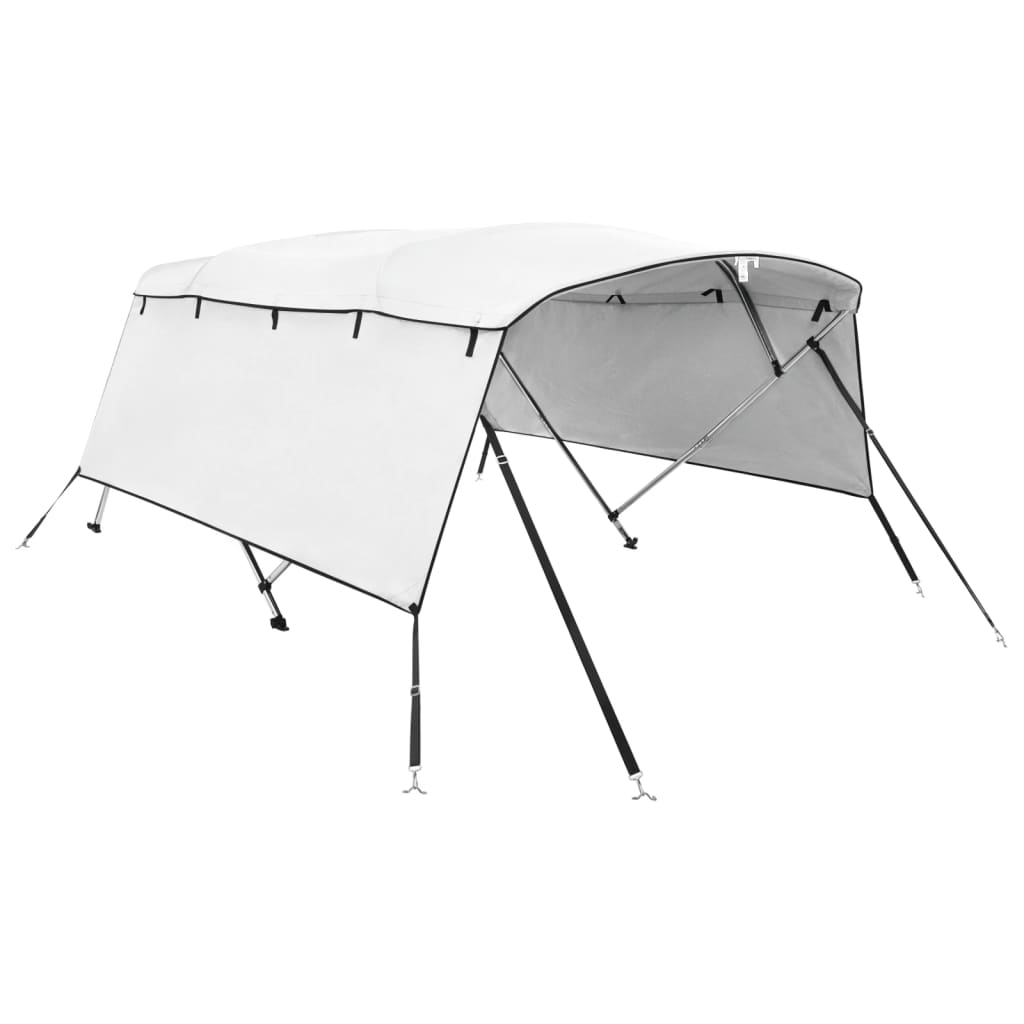 Tenda bimini s 4 luka i bočnim stijenkama 243x(200-213)x137 cm