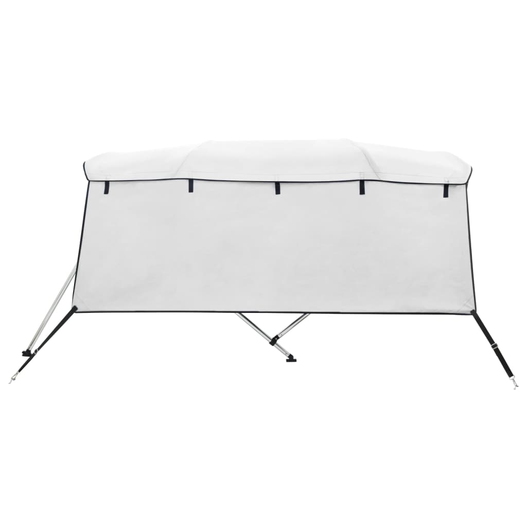 Tenda bimini s 4 luka i bočnim stijenkama 243x(200-213)x137 cm