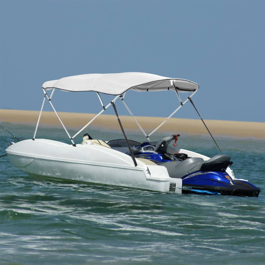 Tenda bimini s 4 luka i bočnim stijenkama 243x(200-213)x137 cm