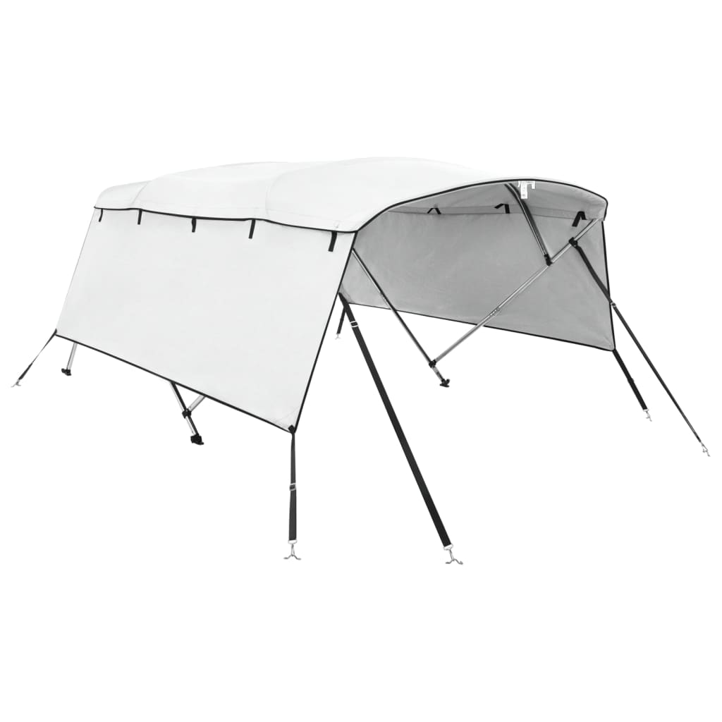 Tenda bimini s 4 luka i bočnim stijenkama 243x(230-244)x137 cm