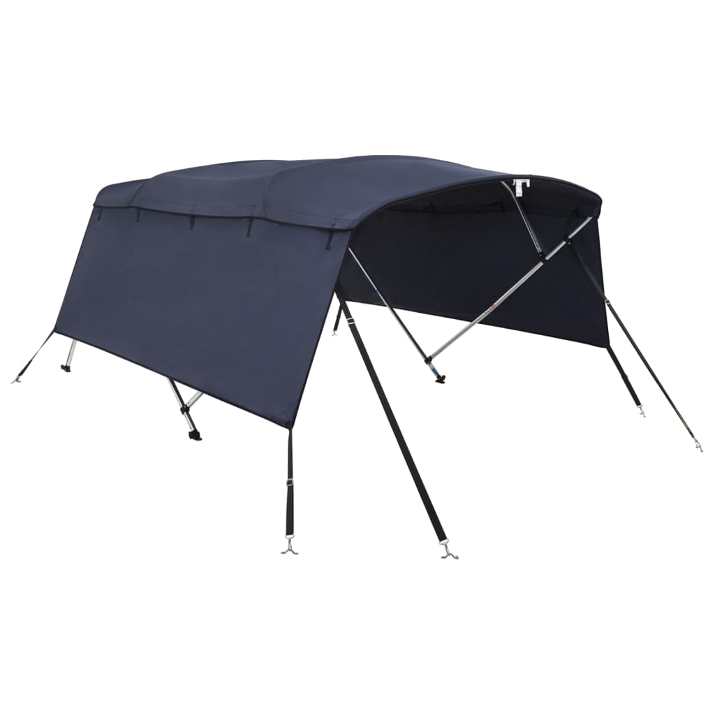Tenda bimini s 4 luka i bočnim stijenkama 243x(200-213)x137 cm
