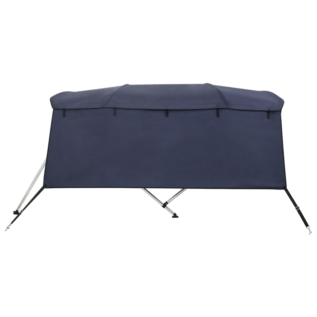 Tenda bimini s 4 luka i bočnim stijenkama 243x(200-213)x137 cm