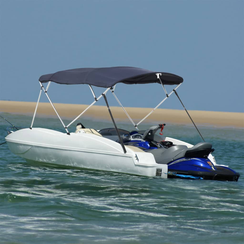 Tenda bimini s 4 luka i bočnim stijenkama 243x(200-213)x137 cm