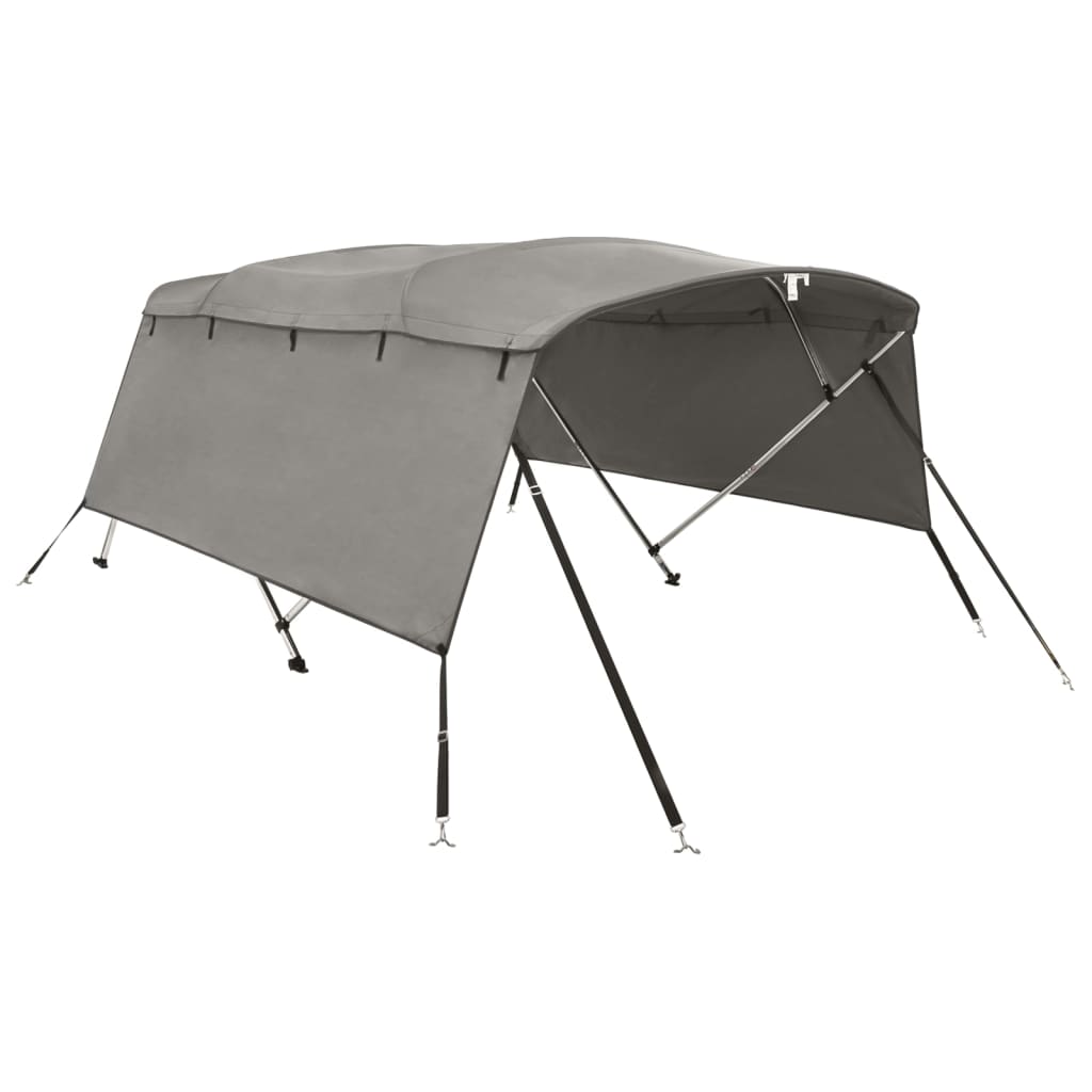 Tenda bimini s 4 luka i bočnim stijenkama 243x(200-213)x137 cm
