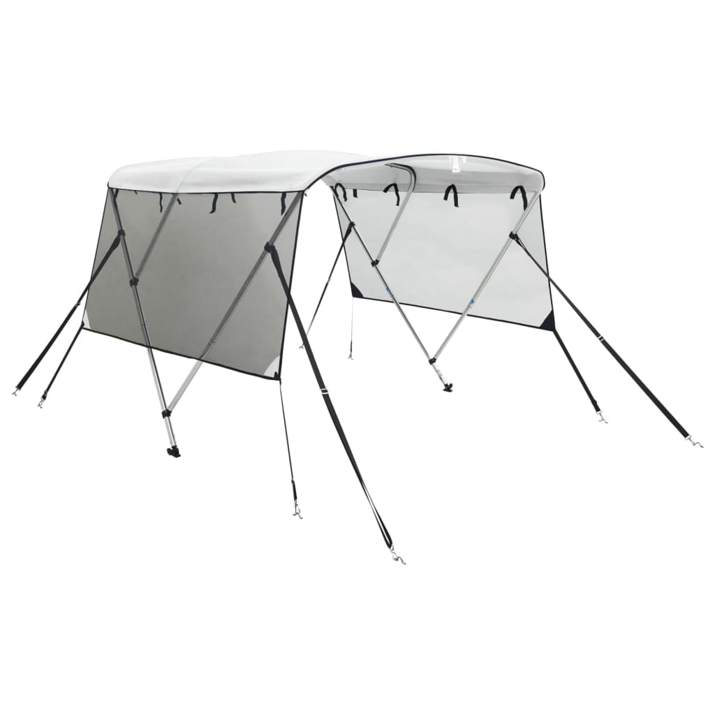 Tenda bimini s 3 luka i mrežastim zidovima 183x(185-198)x137 cm