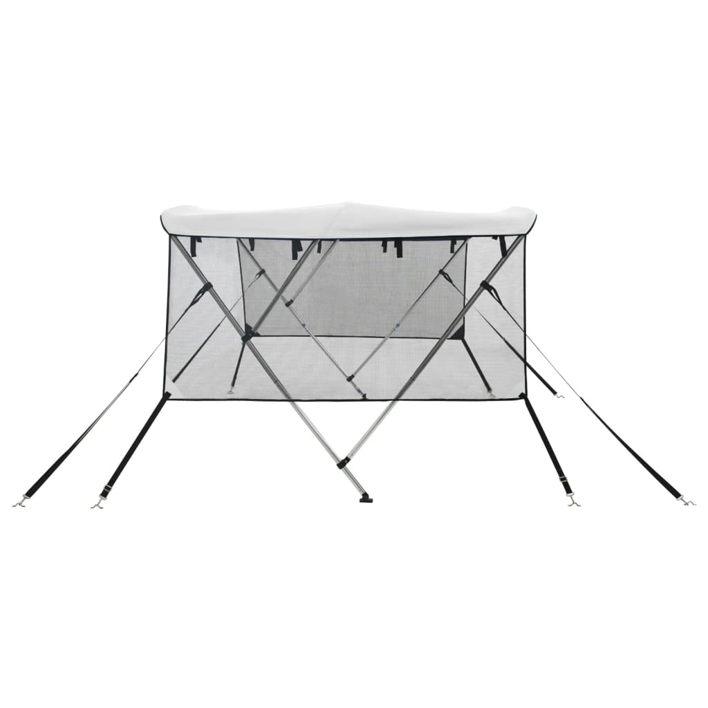 Tenda bimini s 3 luka i mrežastim zidovima 183x(185-198)x137 cm