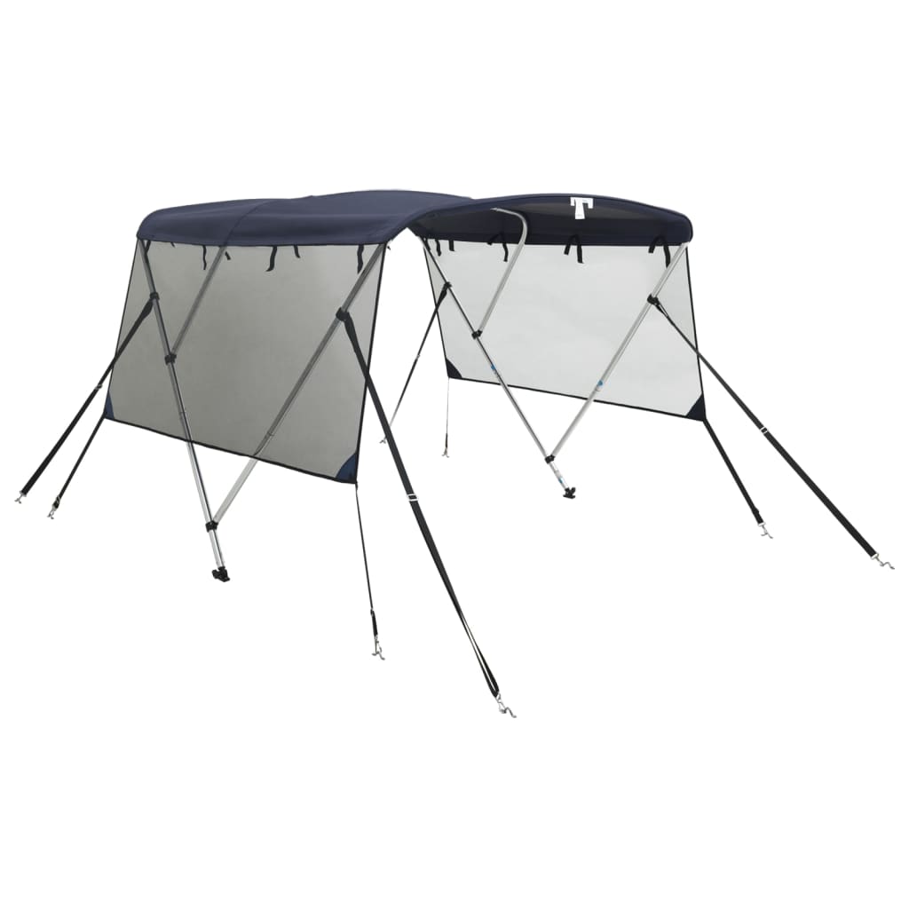 Tenda bimini s 3 luka i mrežastim zidovima 183x(154-167)x137 cm