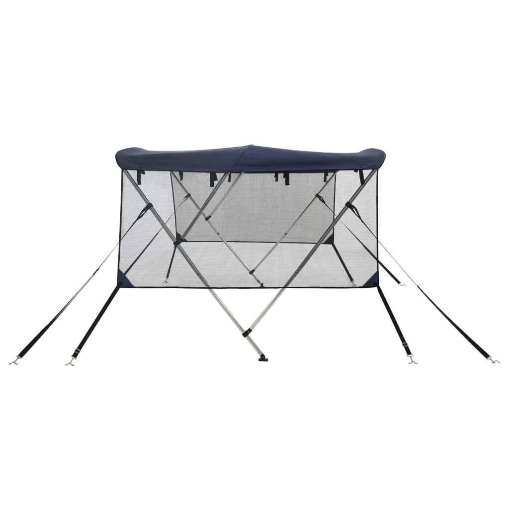 Tenda bimini s 3 luka i mrežastim zidovima 183x(154-167)x137 cm