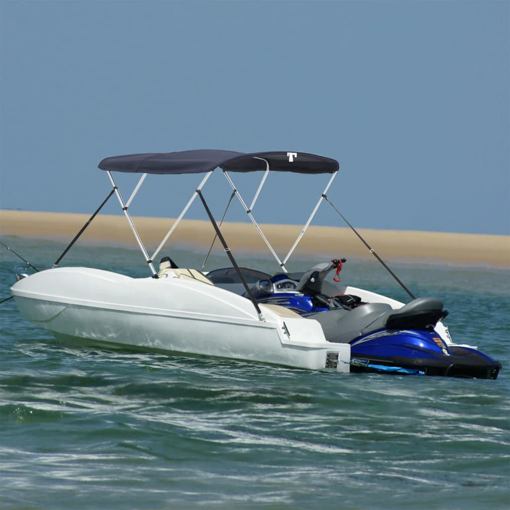 Tenda bimini s 4 luka i mrežastim zidovima 183x(170-182)x137 cm