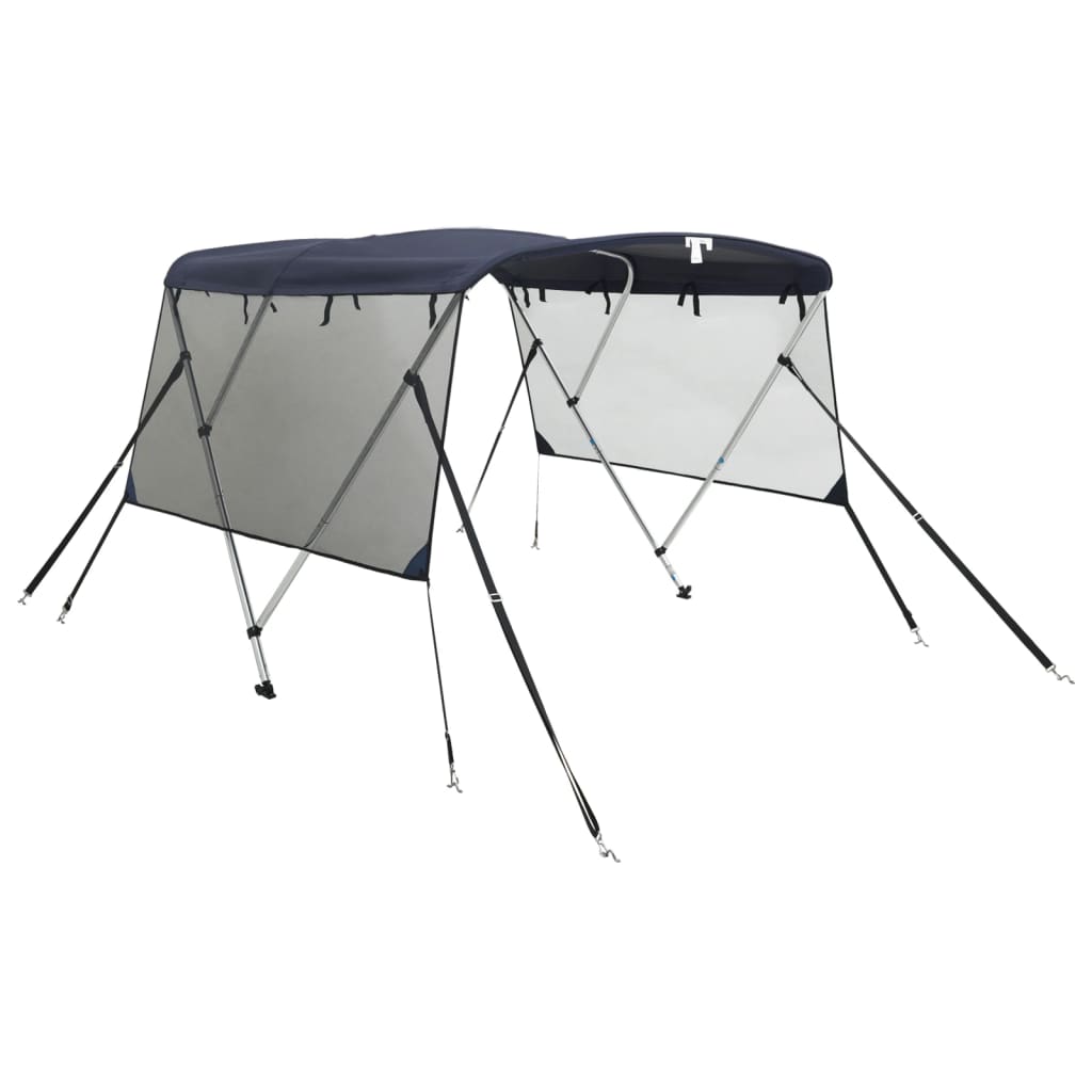 Tenda bimini s 3 luka i mrežastim zidovima 183x(185-198)x137 cm