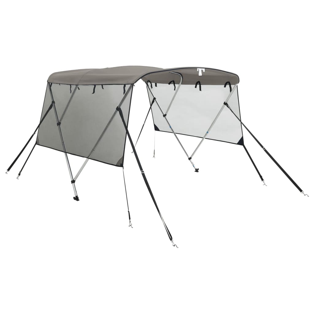 Tenda bimini s 3 luka i mrežastim zidovima 183x(154-167)x137 cm