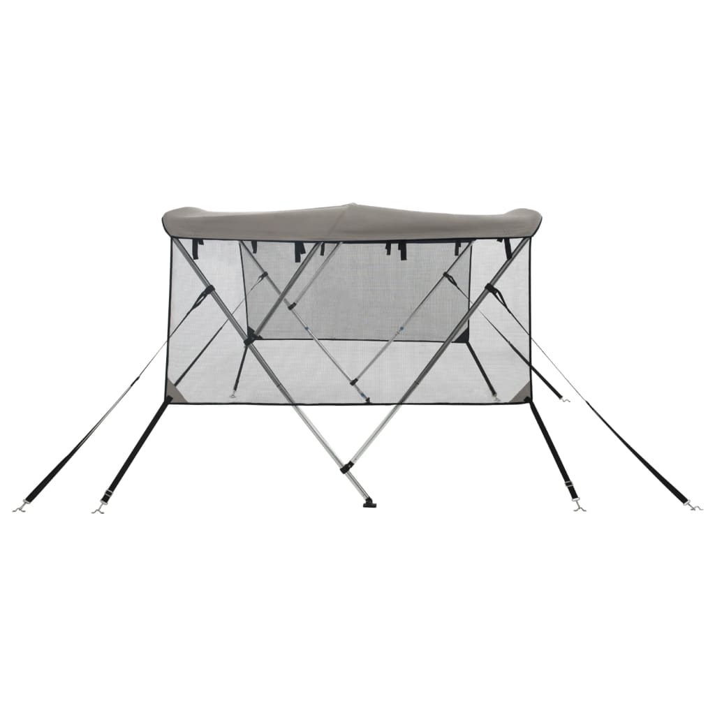Tenda bimini s 4 luka i mrežastim zidovima 183x(170-182)x137 cm