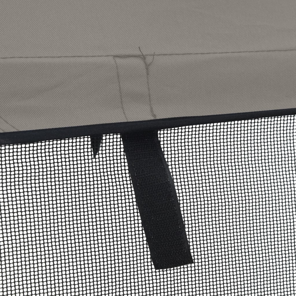 Tenda bimini s 4 luka i mrežastim zidovima 183x(170-182)x137 cm