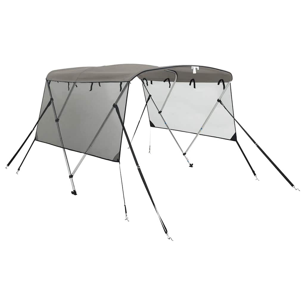 Tenda bimini s 3 luka i mrežastim zidovima 183x(185-198)x137 cm