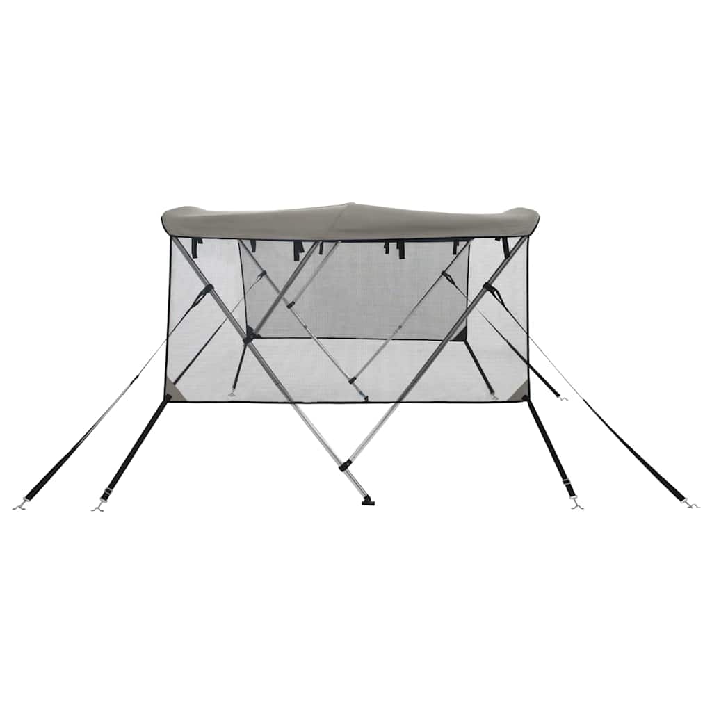 Tenda bimini s 3 luka i mrežastim zidovima 183x(185-198)x137 cm