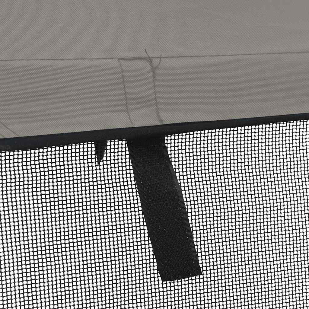 Tenda bimini s 3 luka i mrežastim zidovima 183x(185-198)x137 cm