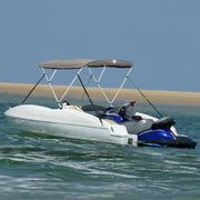 Tenda bimini s 3 luka i mrežastim zidovima 183x(185-198)x137 cm