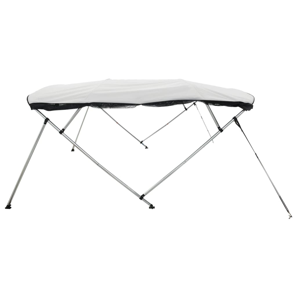 Tenda bimini s 4 luka i mrežastim zidovima 243x(170-182)x137 cm
