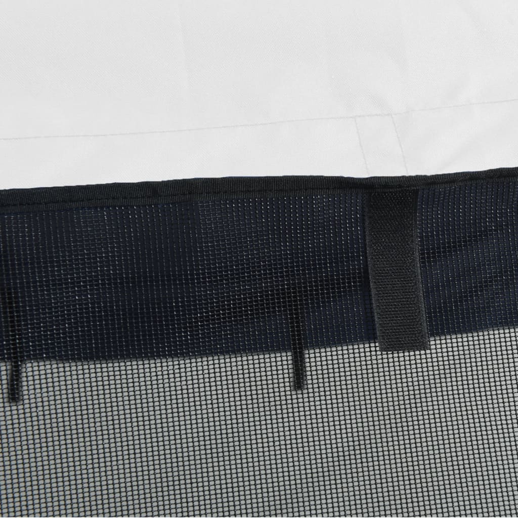 Tenda bimini s 4 luka i mrežastim zidovima 243x(170-182)x137 cm