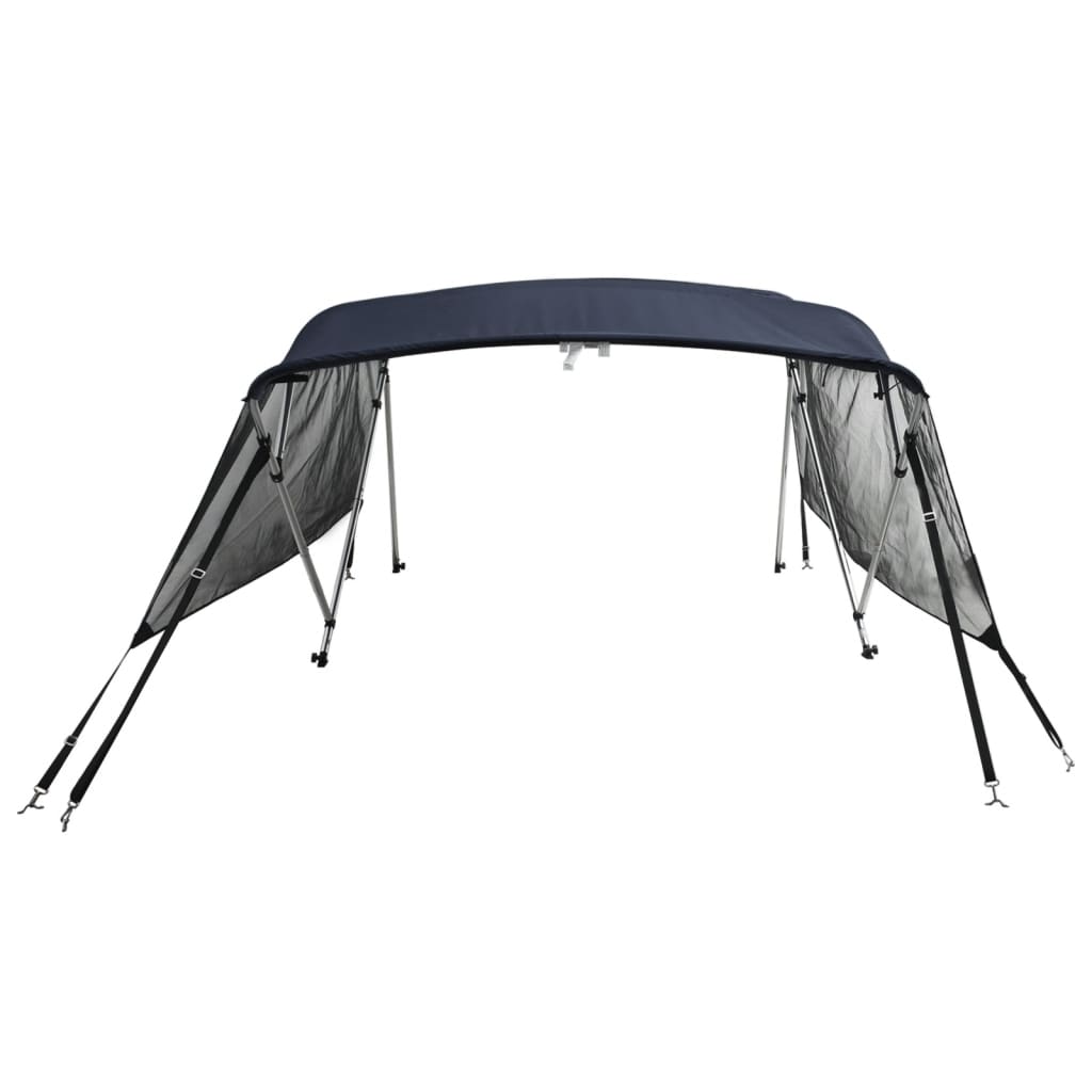 Tenda bimini s 4 luka i mrežastim zidovima 243x(230-244)x137 cm