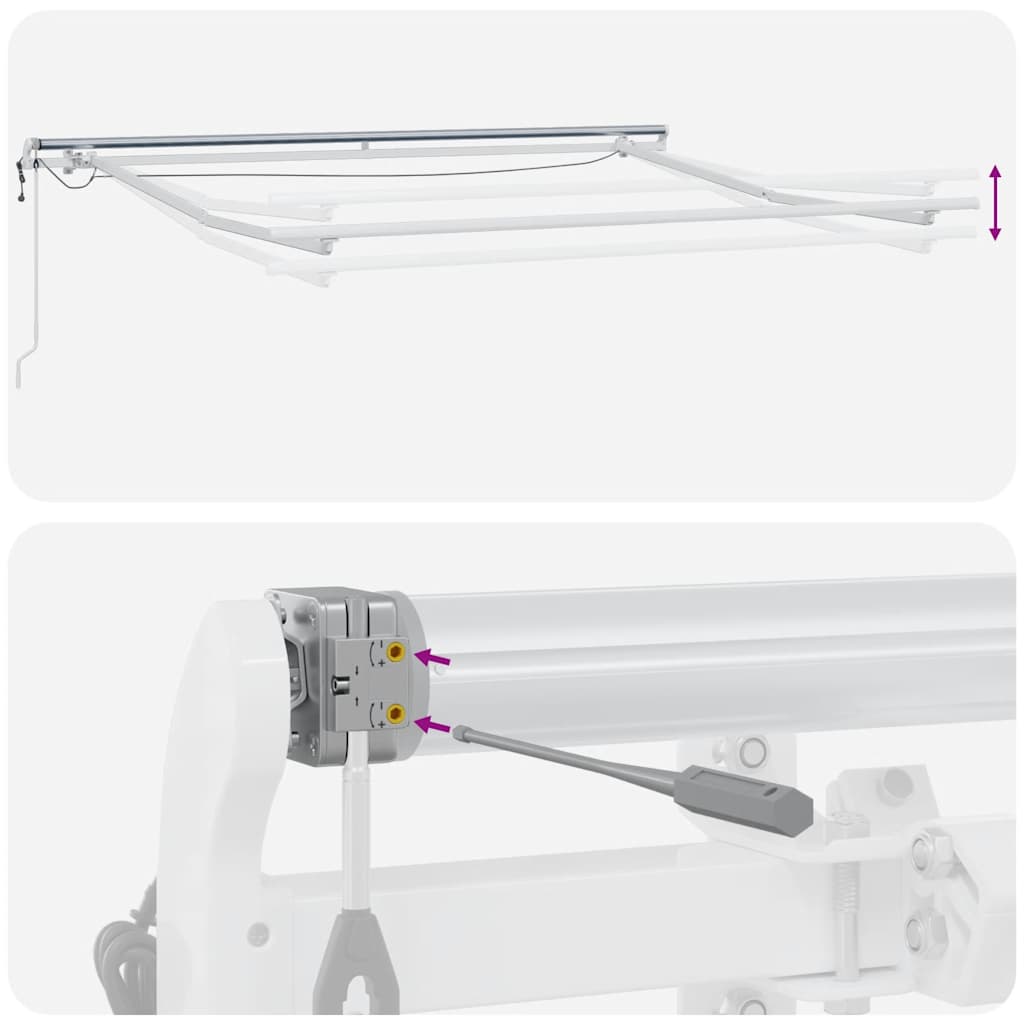 Tenda na automatsko uvlačenje s LED bordo 300x250 cm