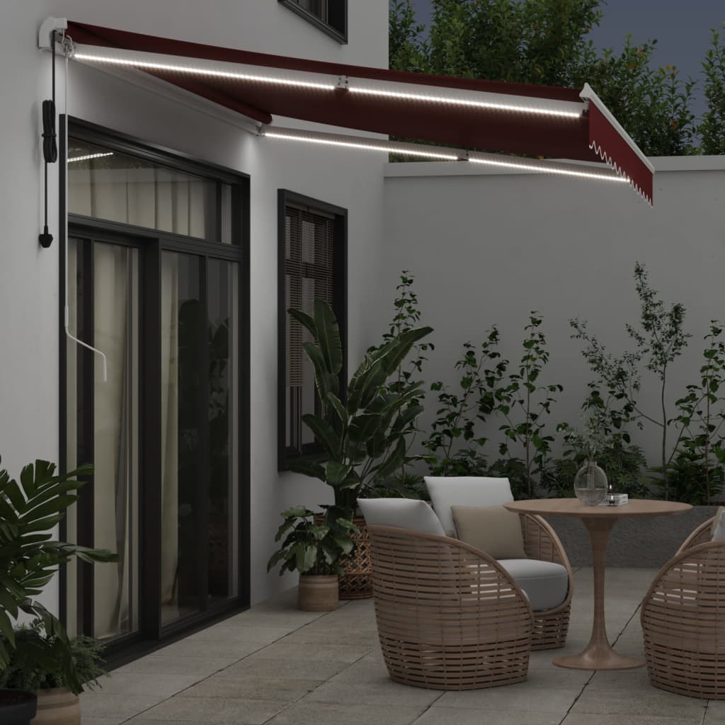 Tenda na automatsko uvlačenje s LED bordo 350x250 cm