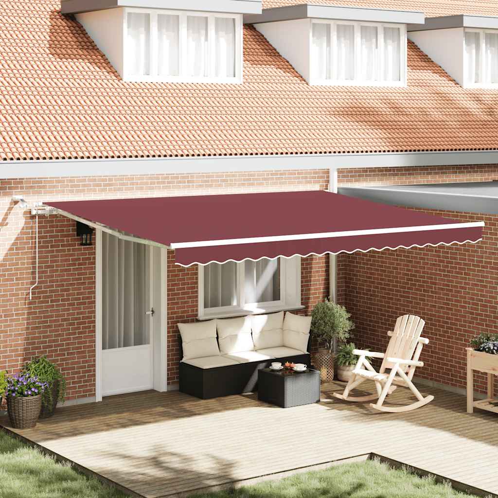 Tenda na automatsko uvlačenje s LED bordo 450x300 cm