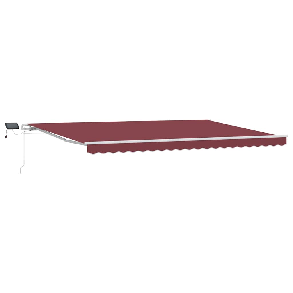 Tenda na ručno uvlačenje s LED bordo 500 x 300 cm