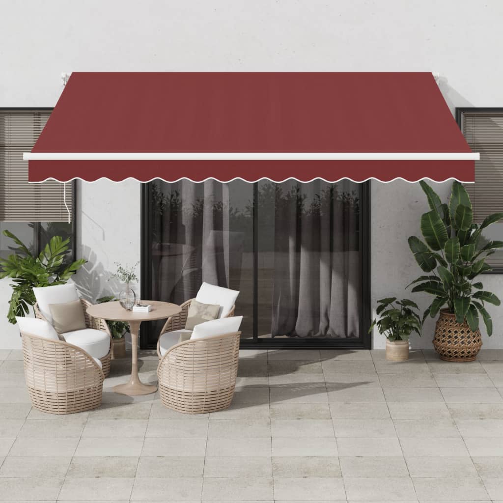 Tenda na automatsko uvlačenje bordo 400 x 350 cm