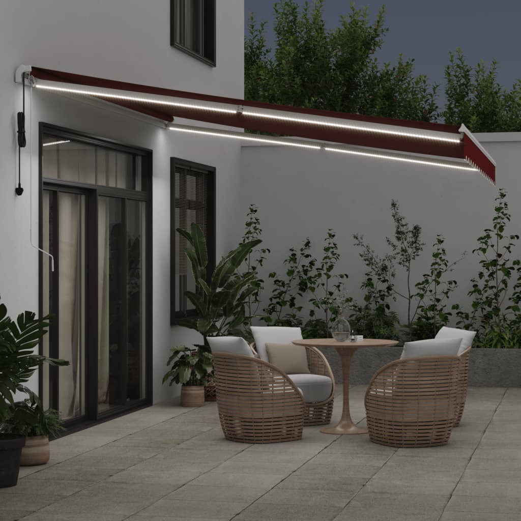 Tenda na automatsko uvlačenje s LED bordo 400x350 cm