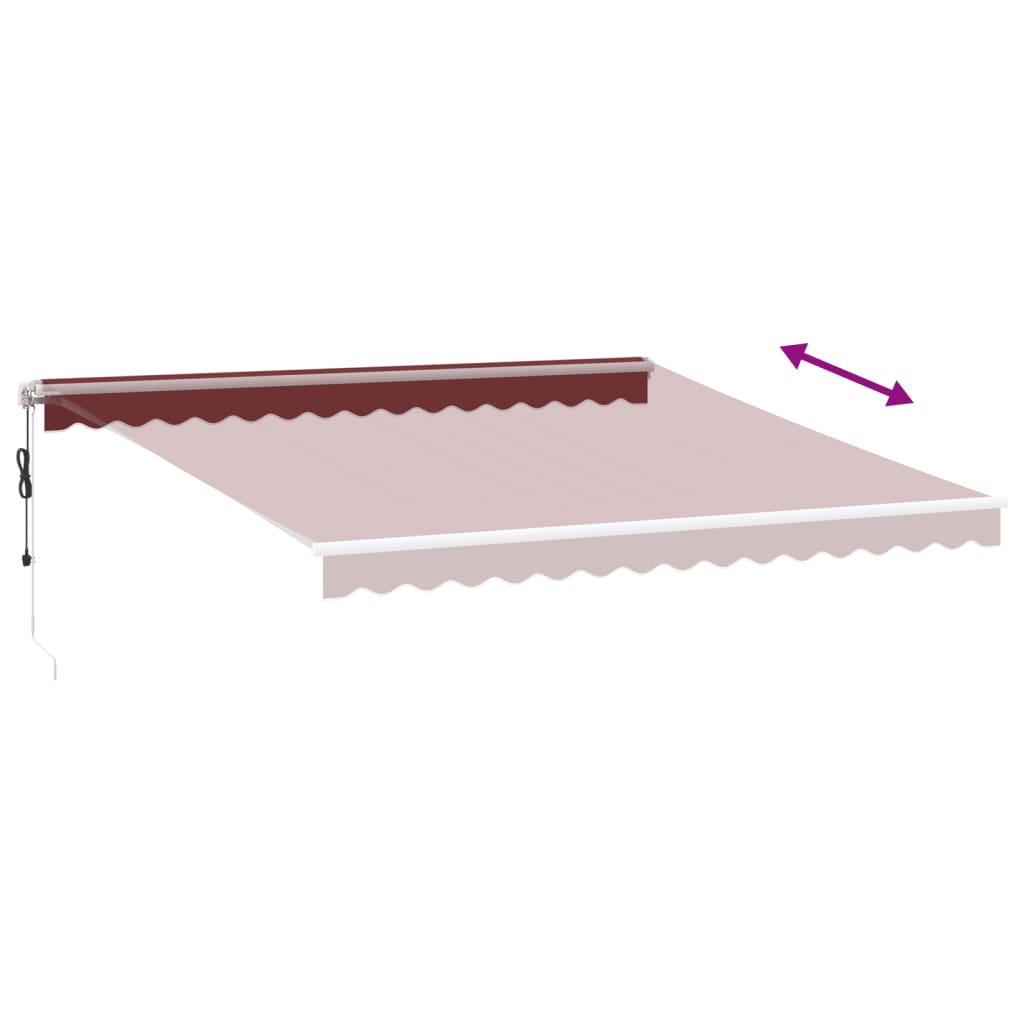 Tenda na automatsko uvlačenje s LED bordo 400x350 cm